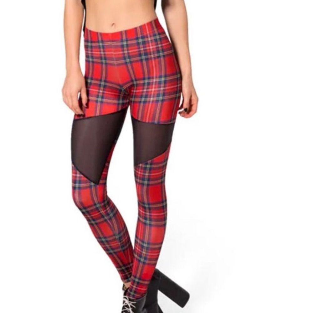 Tartan Plaid Spartan Leggings S
